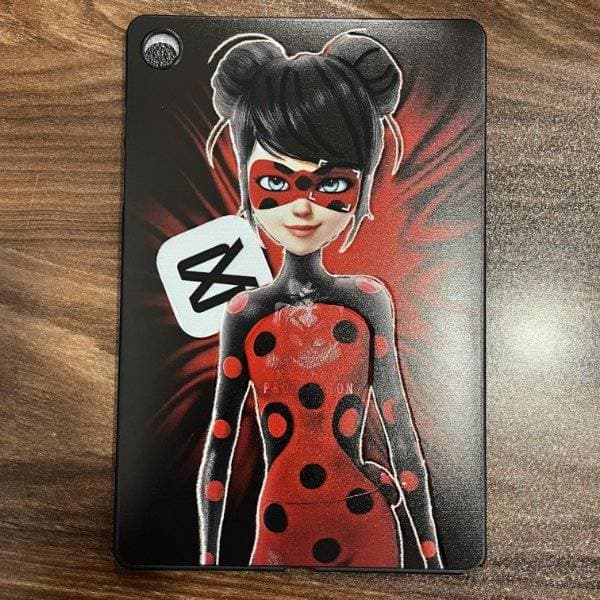 قاب طرح دار تبلت سامسونگ Tab A8 10.5 SM-X205 طرح دختر کفشدوزکی