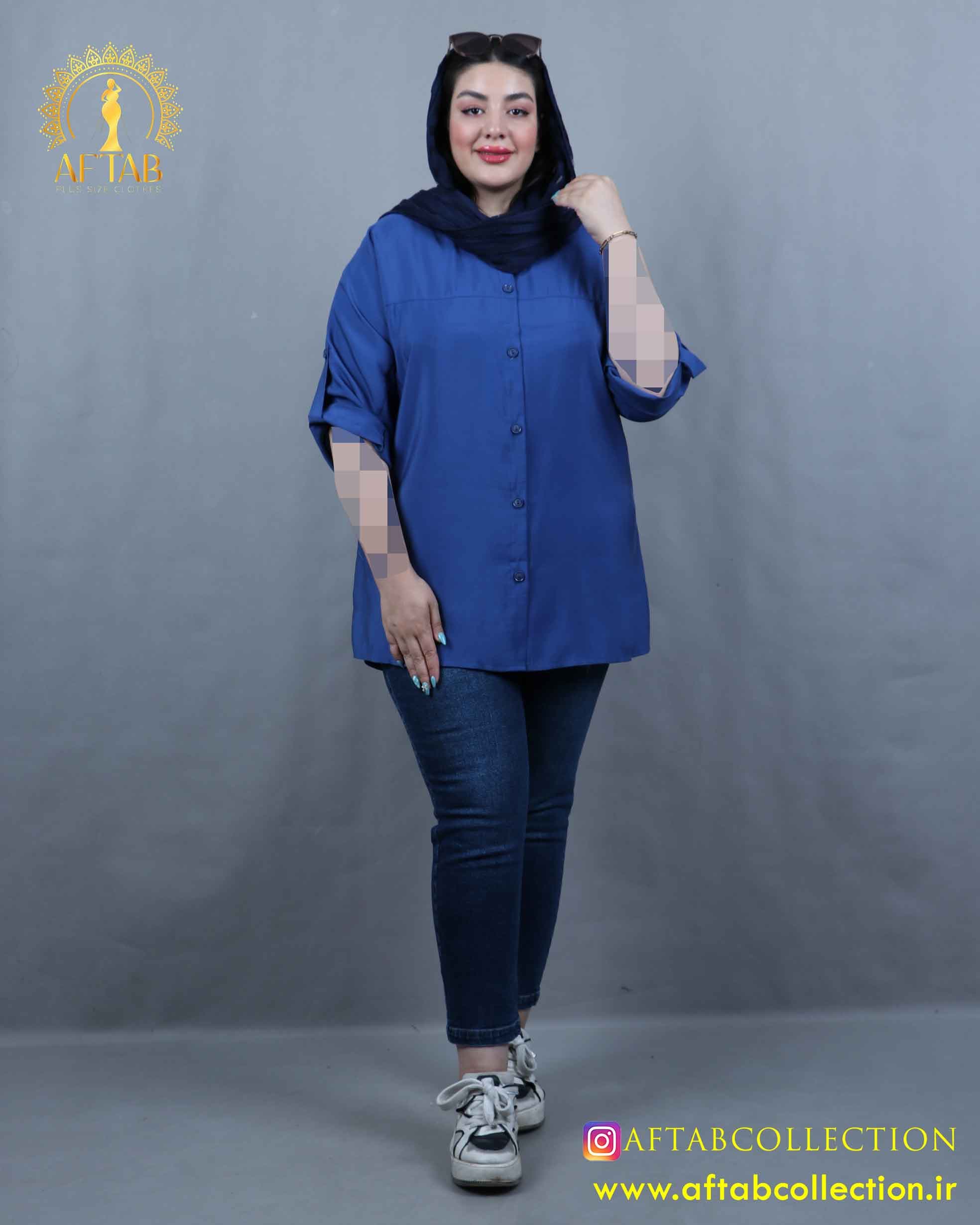 مانتو پری کیمونو ساده سایزبزرگ 5827