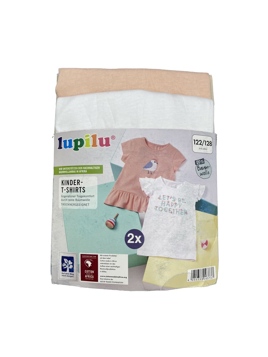 تیشرت بچه گانه دخترانه Lupilu (پک 2 عددی) کد k2089