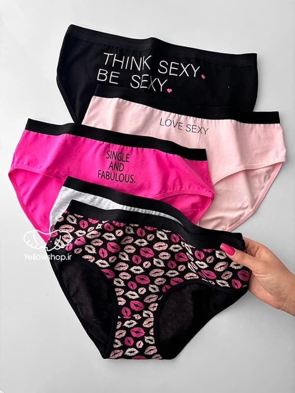 شورت نخی اسلیپ زنانه DOMINANT طرحدار تکی کد 23100