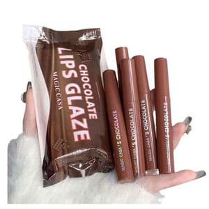 رژ لب مایع مجیک کاسا مدل CHOCLATE بسته 5 عددی