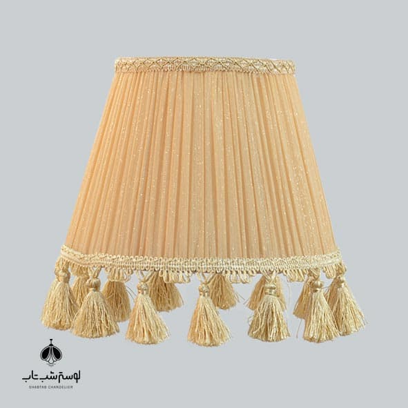 شید آباژور منگوله دار لیلیوم قطر 28 سانت کد 2800 – سرپیچ E27