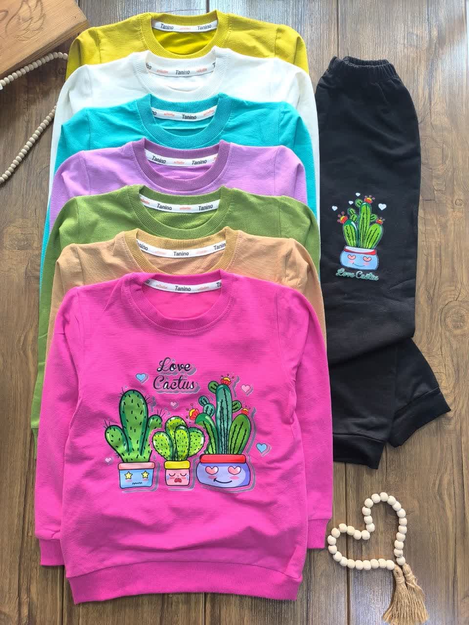 لباس بچه گانه بلوز شلوار کاکتوس