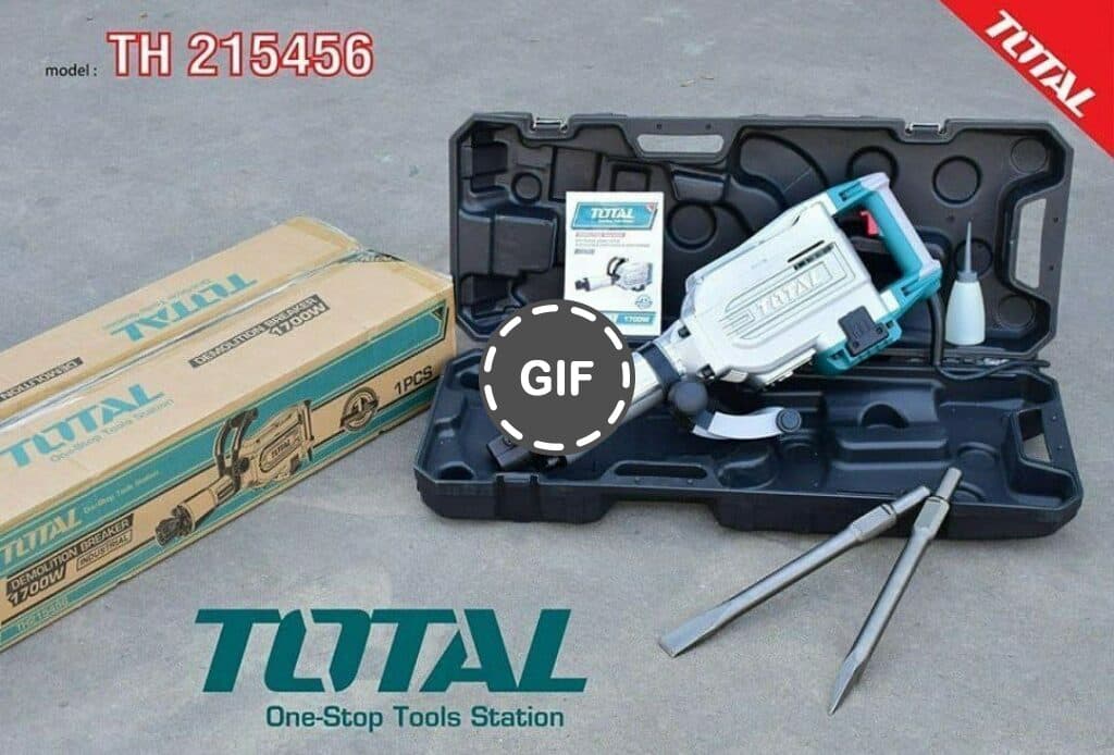 چکش تخریب 16 کیلویی 1700 وات توتال مدل TH215456