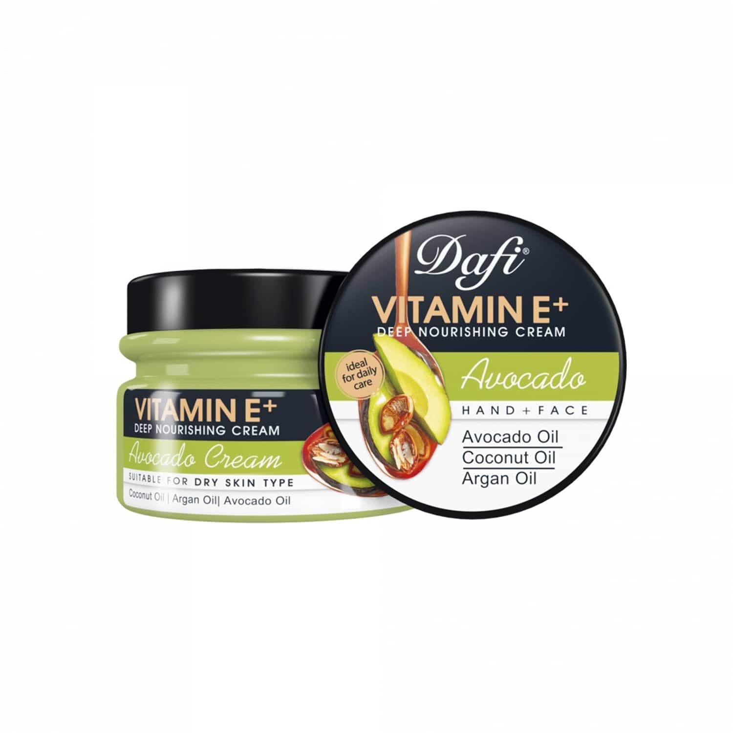 کرم نرم کننده دست و صورت دافی مدل آووکادو مناسب پوست های خشک حجم 270 میلی لیتر