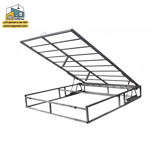کف تخت جکدار پایه کامل دو نفره