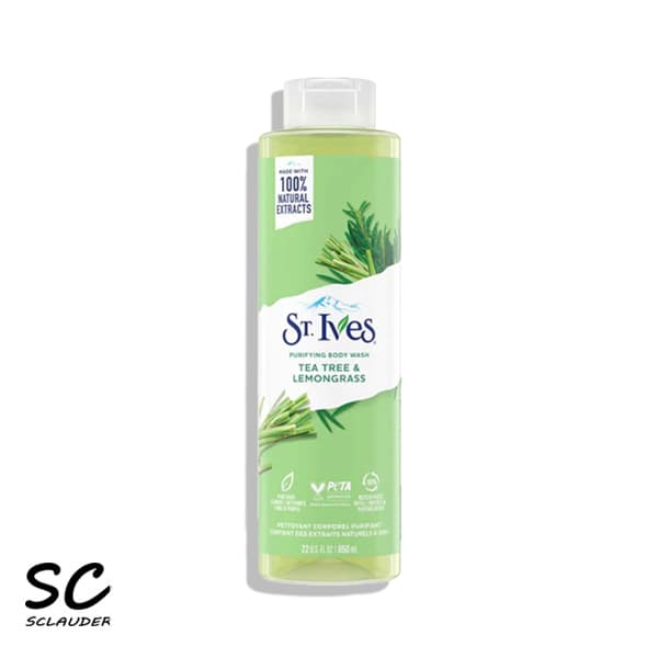 شامپو بدن سینت ایوز St.Ives حاوی چای سبز و گیاه لیمو حجم 650 میلی لیتر