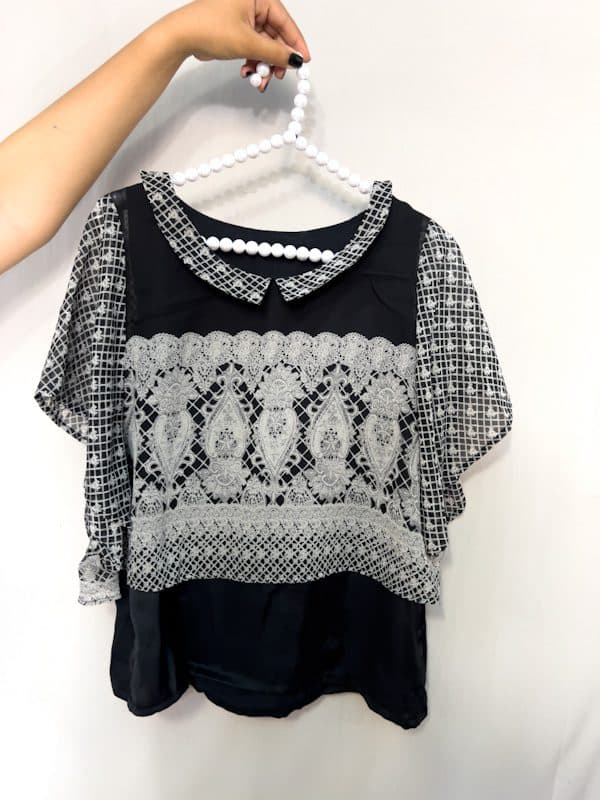 تاپ حریر دولایه