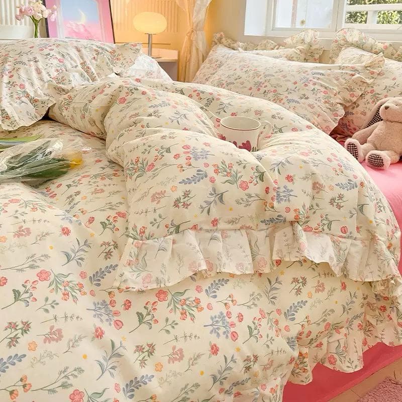 روتختی دونفره گل صورتی