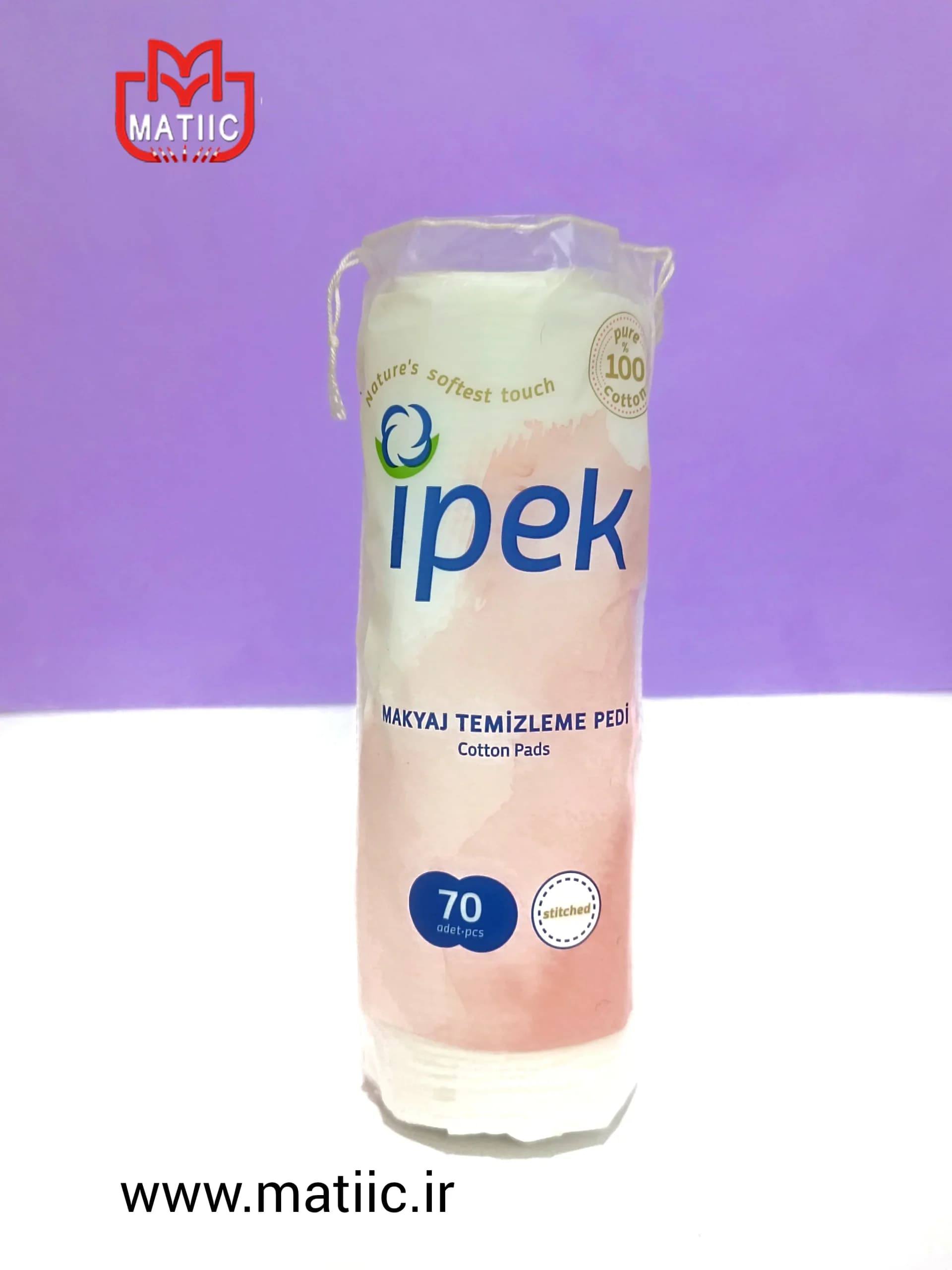 پد سکه ای آرایش پاک کن ایپک 70 تایی – Ipek Cotton Pads