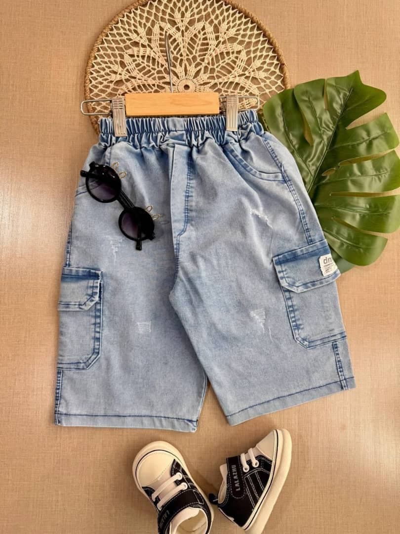 شلوارک جین کاغذی کد 1204