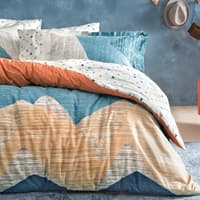 سرویس کاور لحاف دو نفره یاتاش آدن سرمه ای