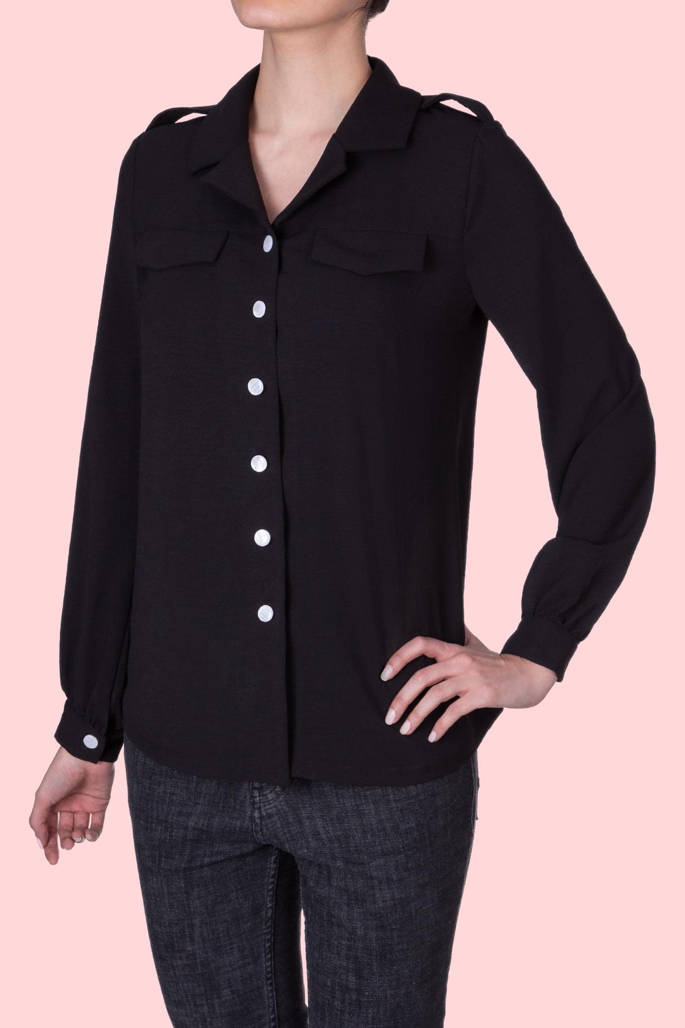 شومیز استین بلند 360060