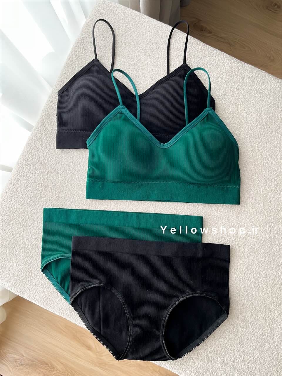 ست شورت و نیم تنه اسپرت سیملس کبریتی 25059 (ایراد دار)