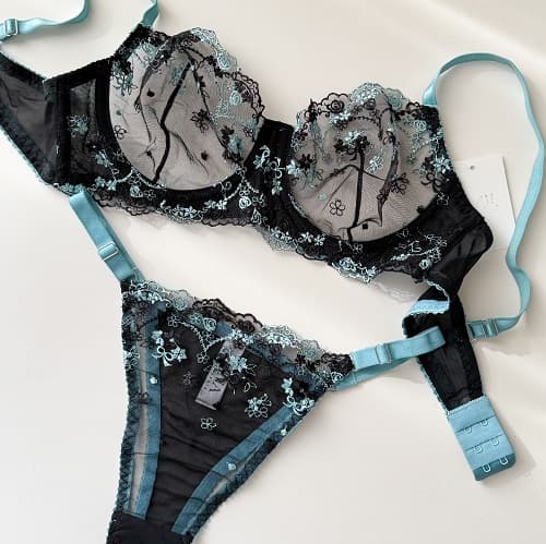 ست دانتل مشکی آبی 2005