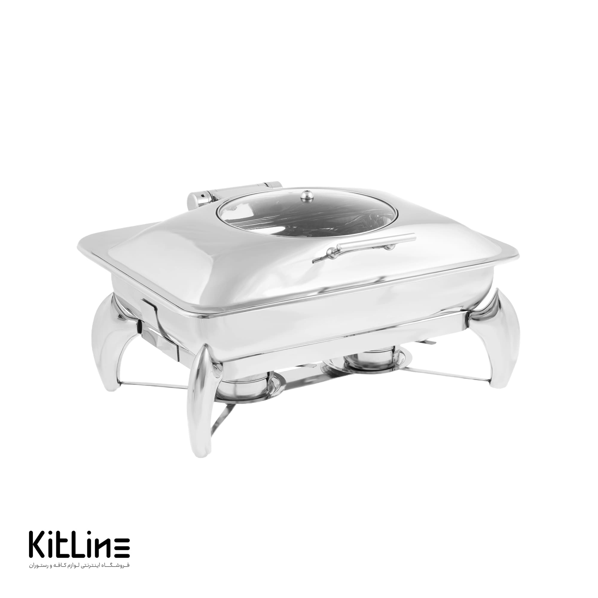 شفینگ دیش مستطیل استیل ۸ لیتری ماریانا هوم