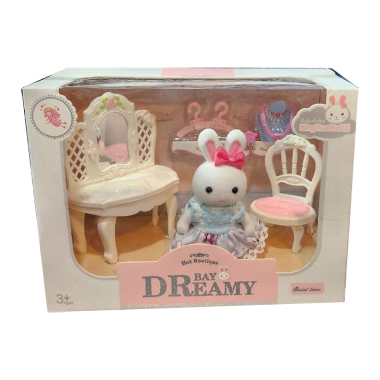 عروسک دخترانه مدل خرگوش طرح میز آرایش