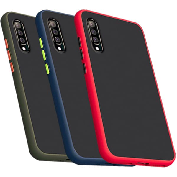 قاب هیبرید دودی سامسونگ Silicone Hybrid Case Galaxy A30s | A50s