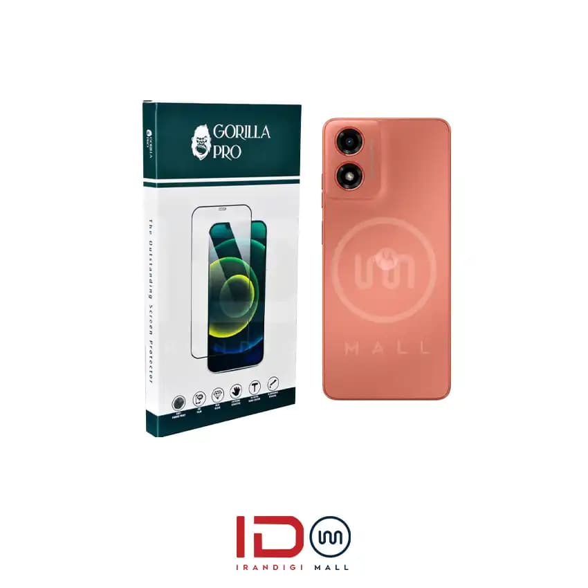 گلس و محافظ هیدروژلی (مات) بدنه گوشی موتورولا مدل Motorola E14