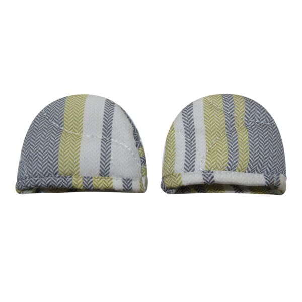 دنیرا دستگیره قابلمه راه راه طوسی-کرم