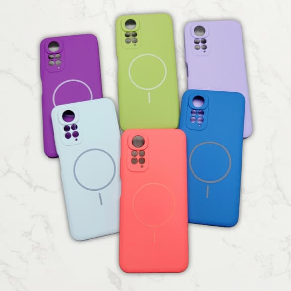 قاب سیلیکونی اورجینال طرح مگ سیف Xiaomi Redmi Note 11 4G / Note 11s