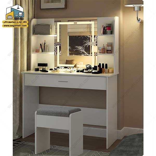 میز آرایش لامپ دار کد DMP149