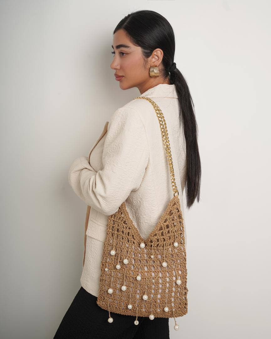 کیف رافیا دست دوز رستا