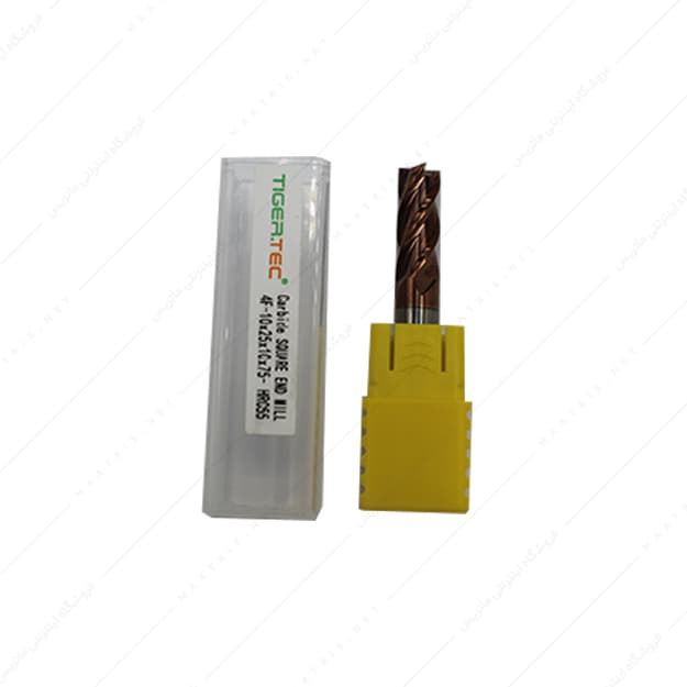 فرز الماس سرتخت چهار پر کهربایی قطر 10 کارگیر 25 دنباله 10 طول 75 میلی متر برند تایگر تک