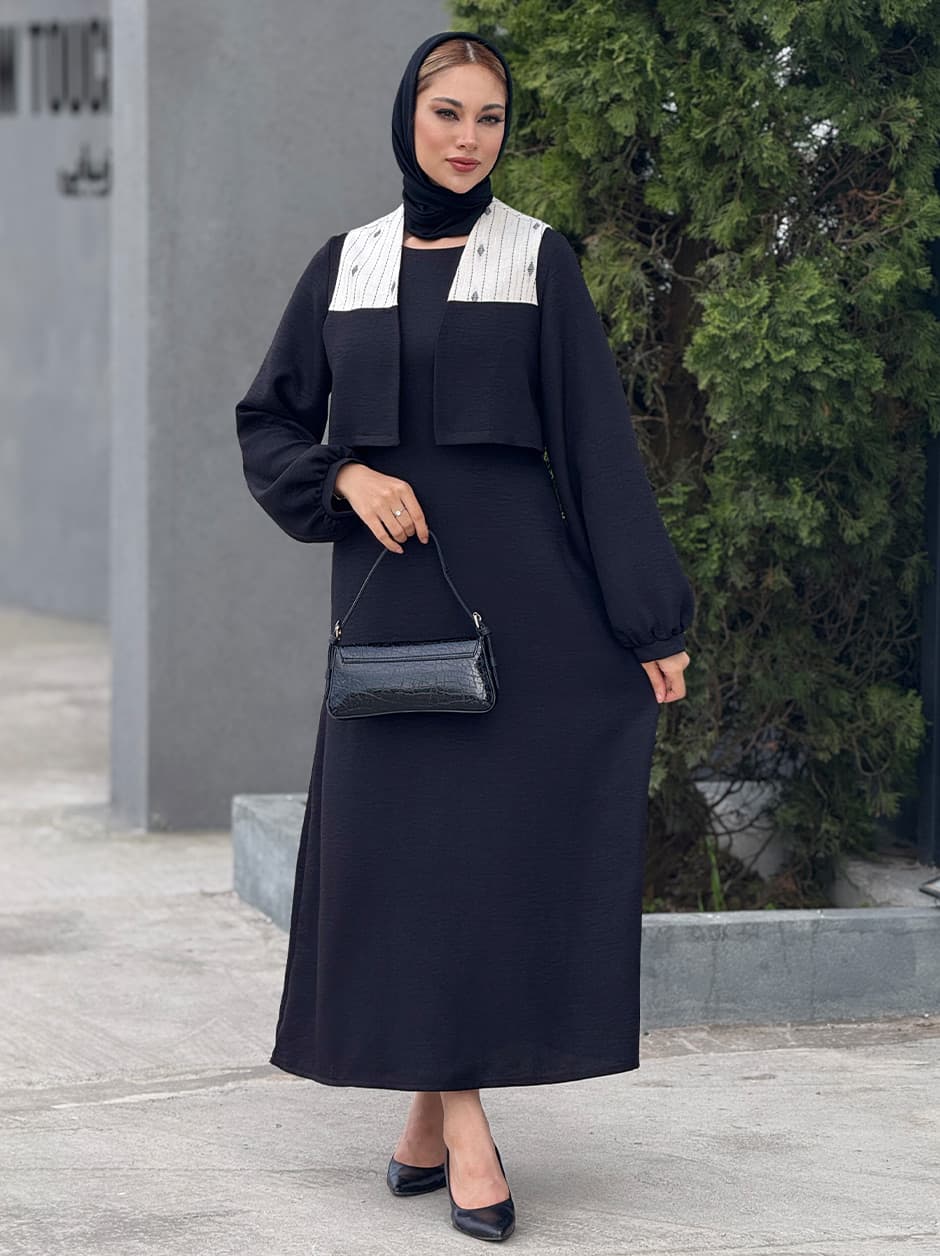 ست پیراهن و ژیله تولید ایواز کد 18612