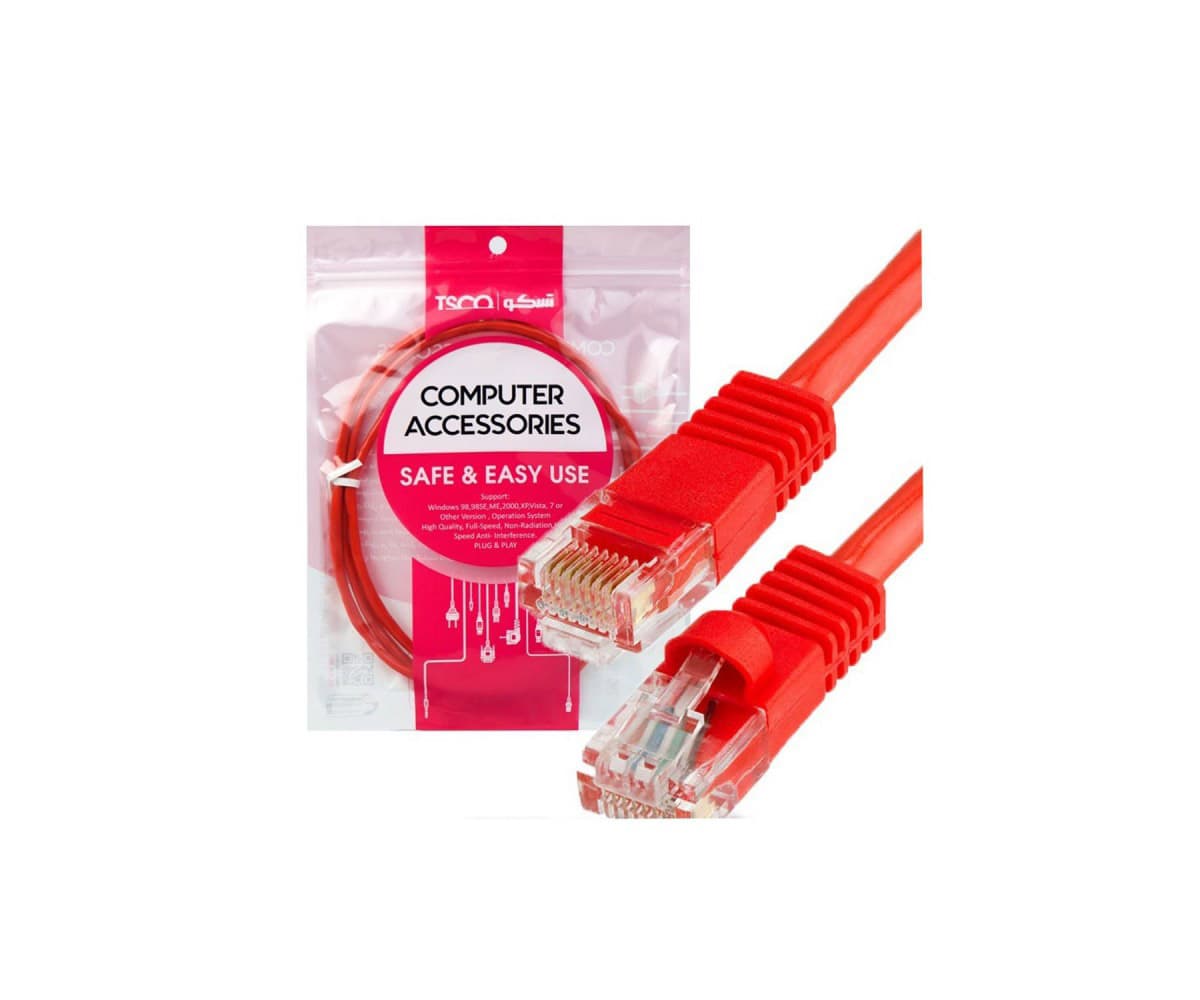 کابل شبکه CAT5 مدل TNC515 CCU برند تسکو یک متری