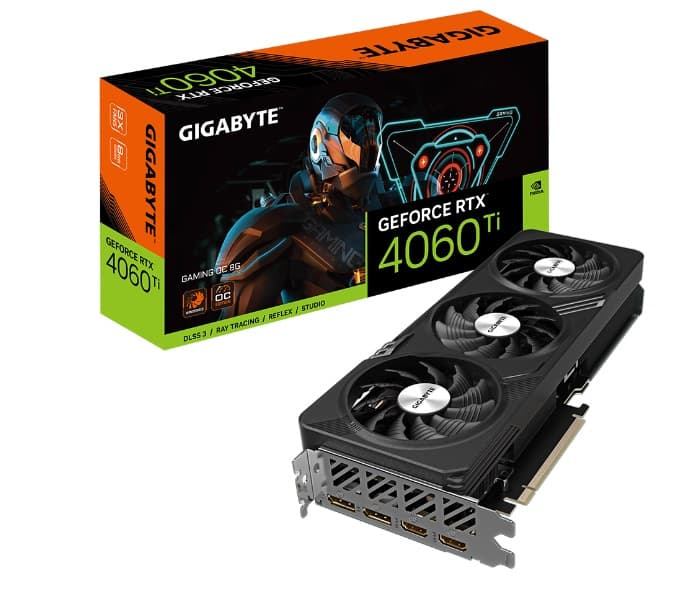 کارت گرافیک گیگابایت مدل GeForce RTX™ 4060 Ti GAMING OC 8G با حافظه 8 گیگابایت