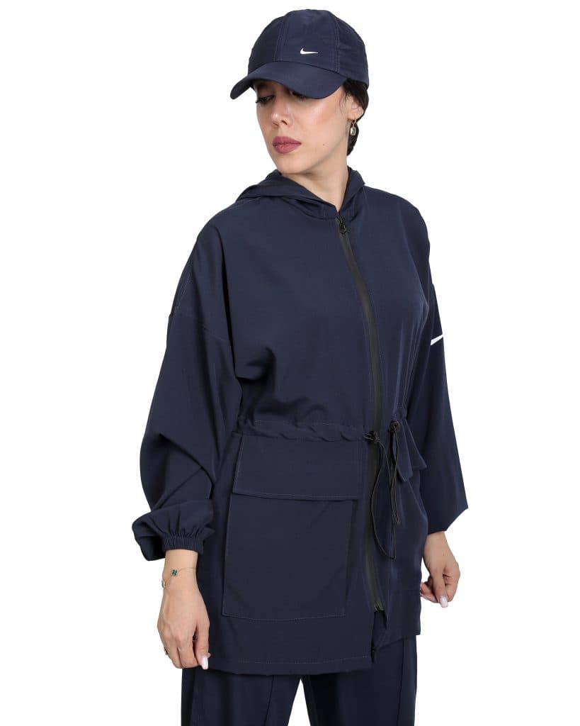 مانتو آیرو زیپدار دو جیب کد 622