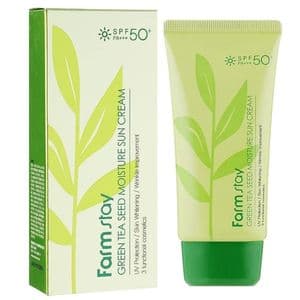 کرم ضد آفتاب فارم استی مدل چای سبز SPF 50 وزن 70 گرم