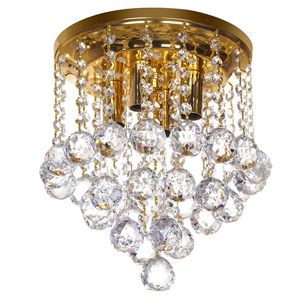 لوستر سقفی چشمه نور کد 6638/20G طلایی