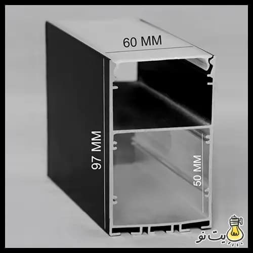 چراغ خطی روکار 6 سانت کد 20