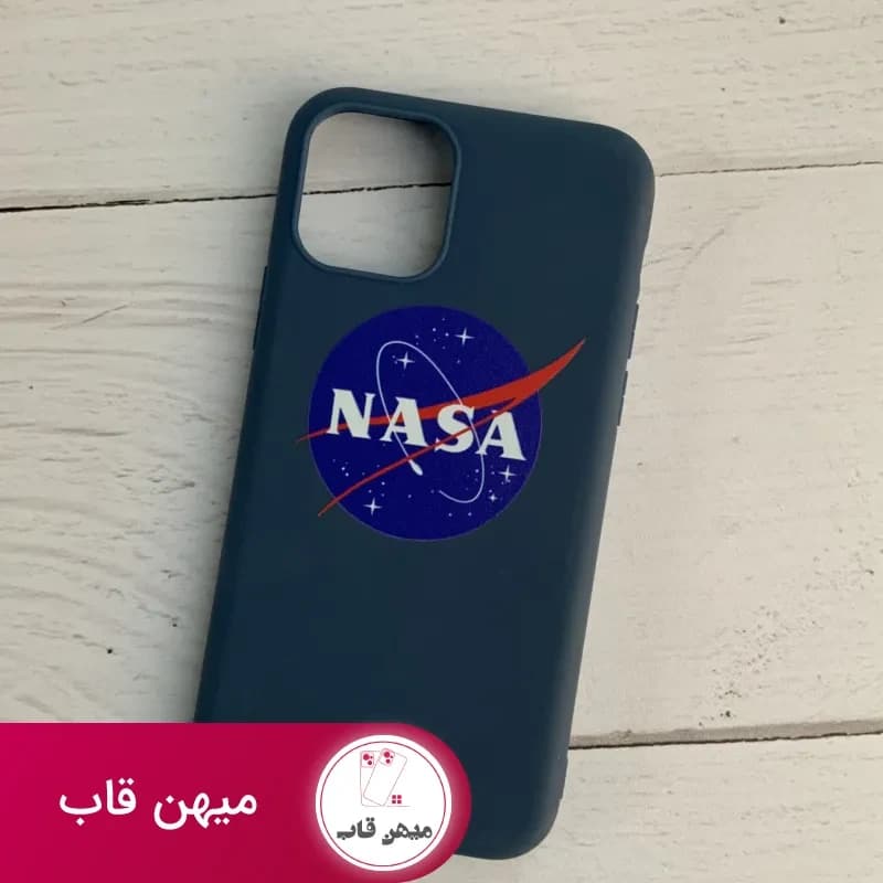 قاب موبایل آیفون ناسا آبی - کد (۹۹۹۸۷)