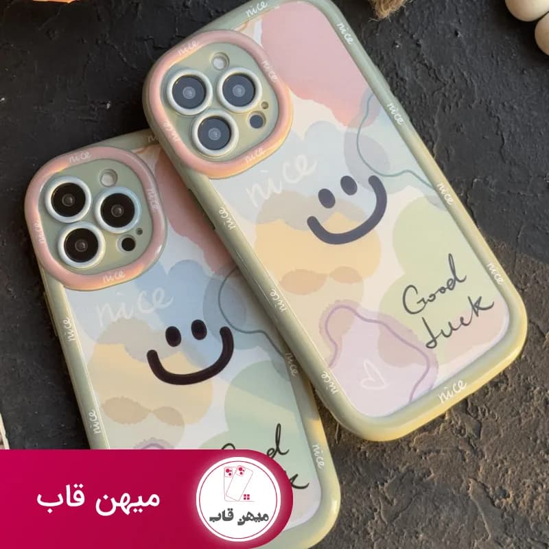 قاب موبایل آیفون سبز پاستلی محافظ لنزدار - کد (۵۸۵۵۲)