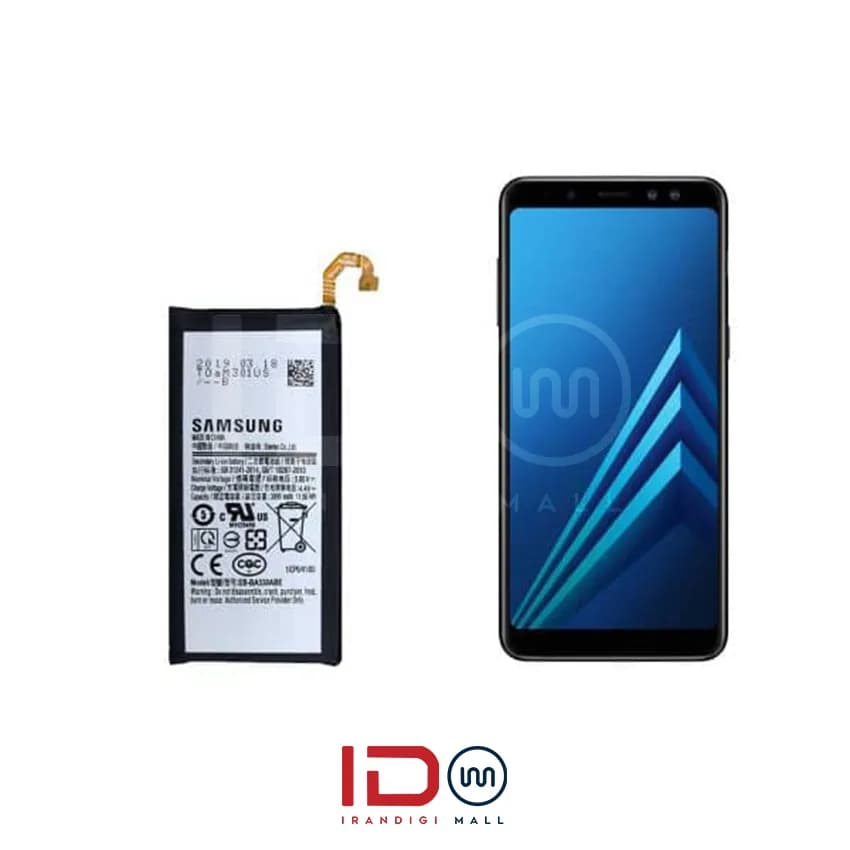باتری اورجینال گوشی موبایل سامسونگ گلکسی A8 مدل EB-BA530ABE