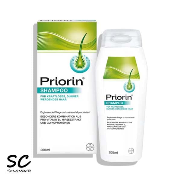 شامپو ضد ریزش مو پریورین priorin بایر آلمان اصل حجم 200 میل