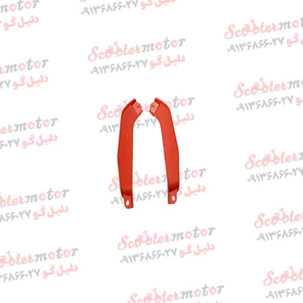 قاب (کاورفلاپ) لچکی نارنجی کوچک بغل چراغ طرح کلیک 150(جفتی)