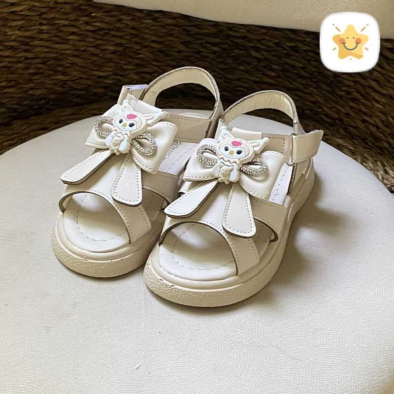 صندل دخترانه کرومی پاپیونی مدل آیسا سایز 26 تا 31