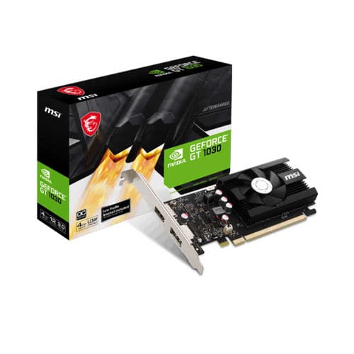 کارت گرافیک ام اس آی مدل MSI GeForce GT 1030 4GD4 LP OC
