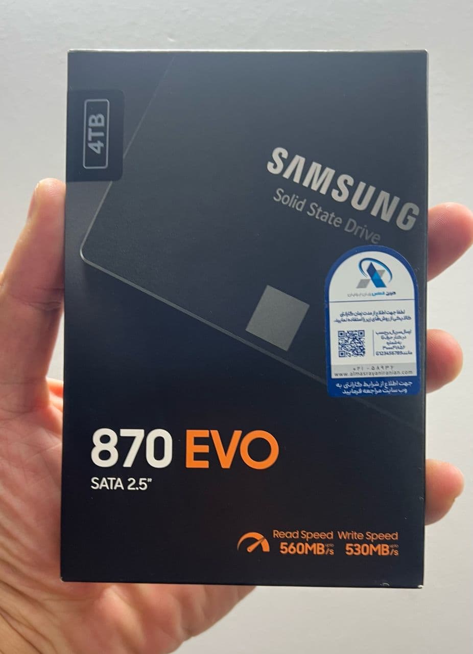 حافظه SSD سامسونگ Samsung 870 EVO 4TB