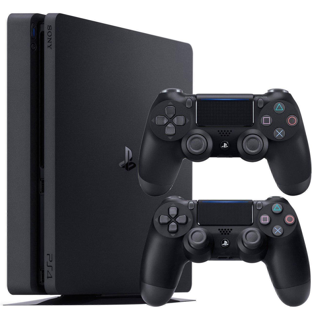 کنسول بازی سونی Playstation 4 Slim ریجن ۳ کد CUH-2218B ظرفیت ۱ ترابایت به همراه دسته اضافه