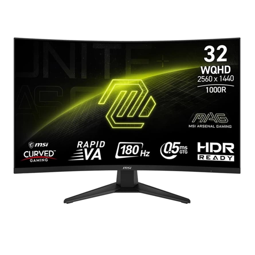 مانیتور خمیده گیمینگ 32 اینچ ام اس آی مدل MAG 325CQF