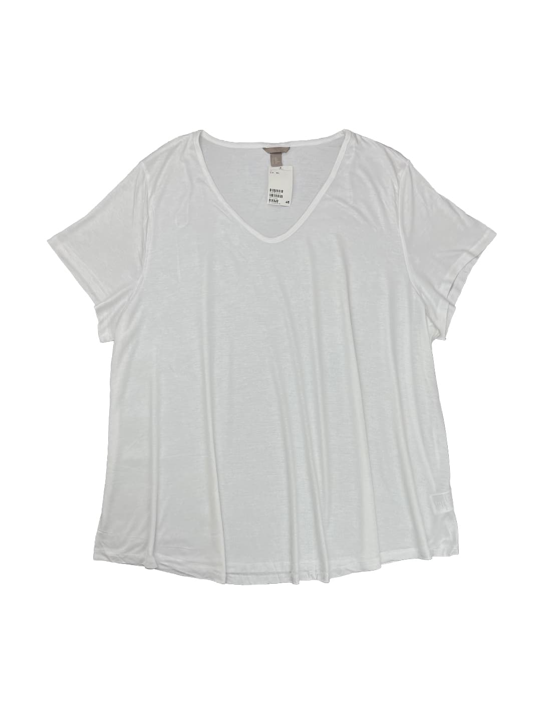 تیشرت زنانه رنگ سفید برند اچ اند ام کد b4031