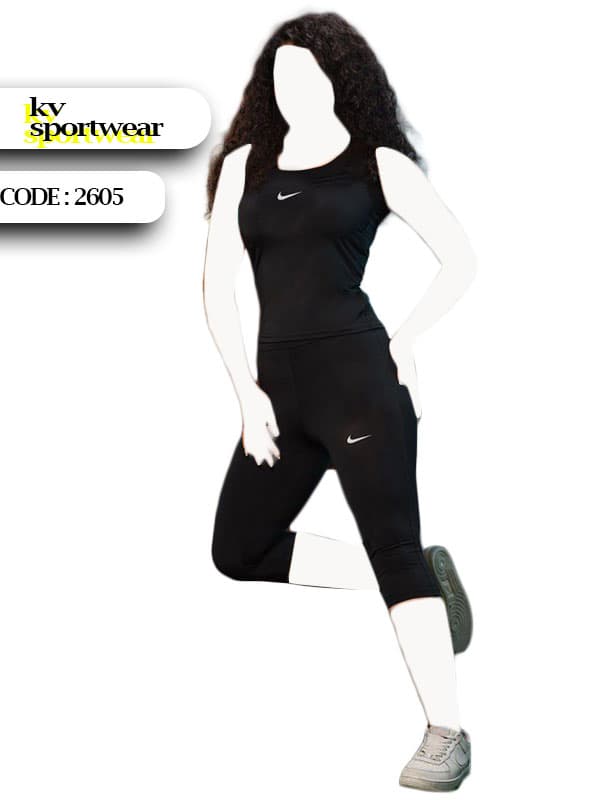 ست تاپ شلوارک ورزشی زنانه NIKE کد 007