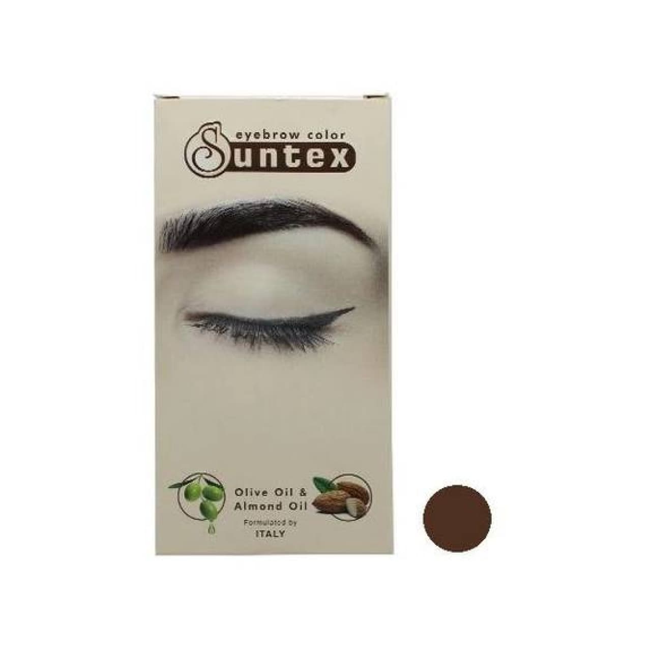 کیت رنگ ابرو سانتکس (Suntex) شماره N6-E7 رنگ بلوند متوسط حجم 30 میلیلیتر