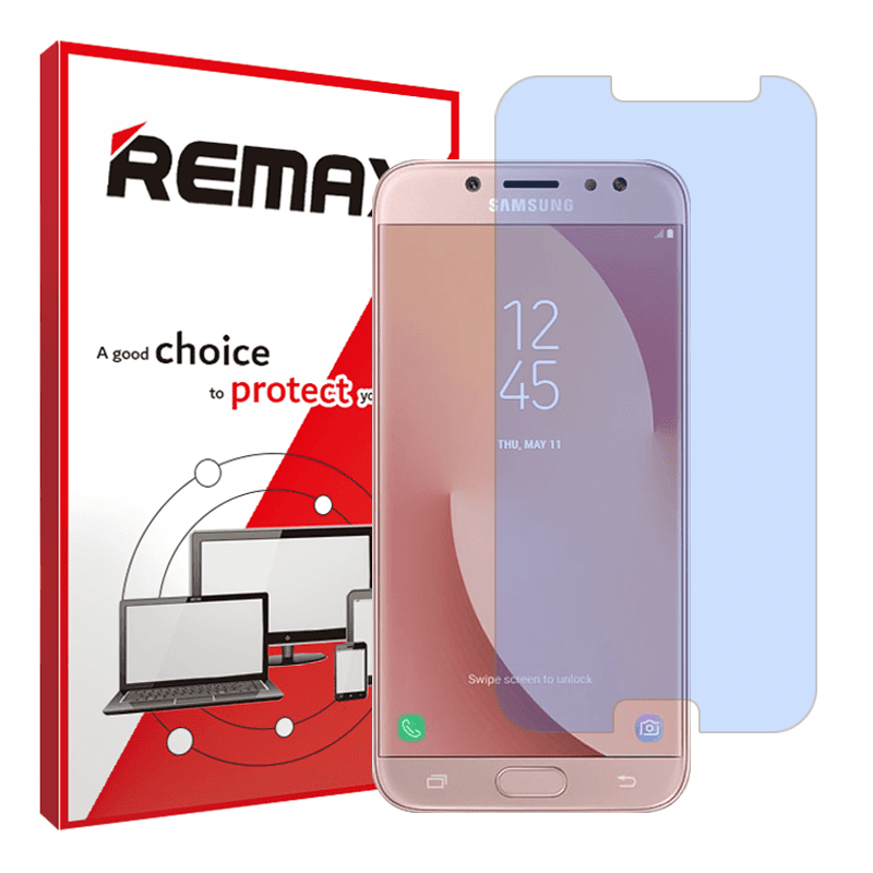 گلس گوشی ضداشعه آبی سامسونگ Galaxy J7 Pro ریمکس مدل Resistant