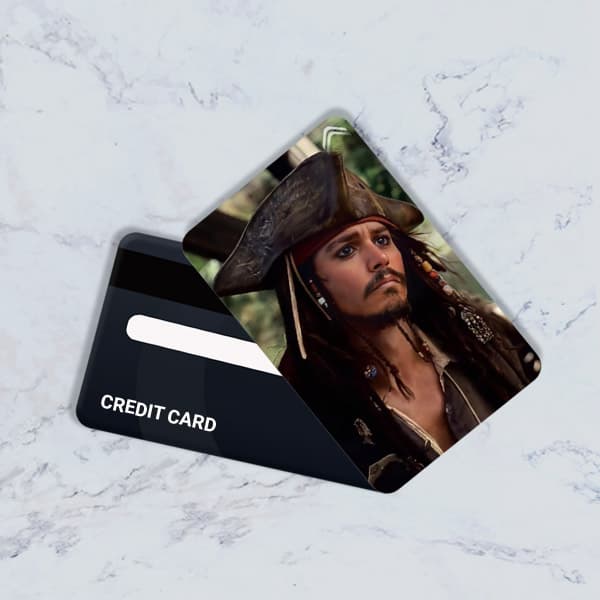 استیکر کارت بانکی مدل جانی دپ کد CAD952-K